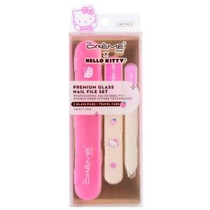NIB Hello Kitty Glass Nail File Set
